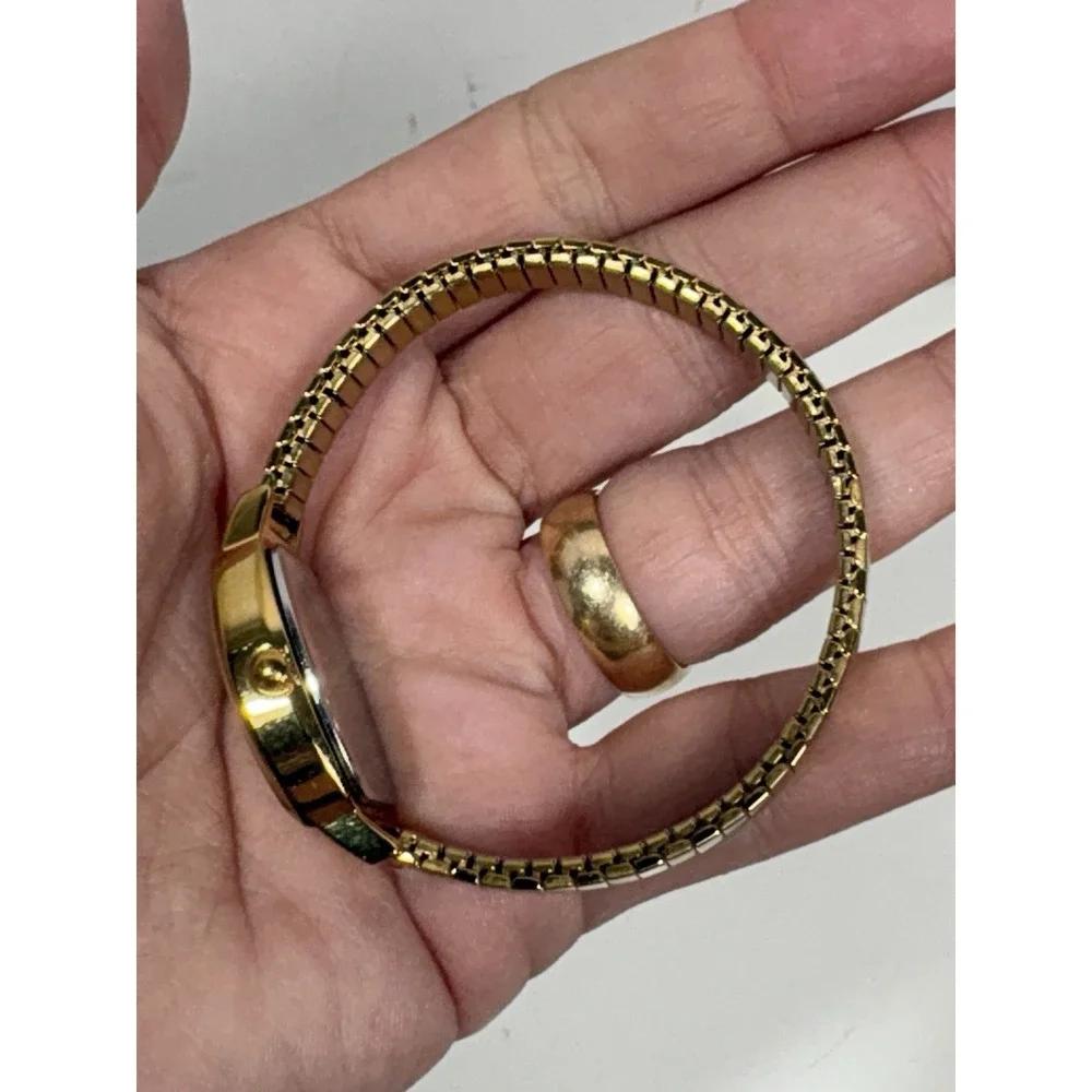 Caravelle‎ by Bulova Women's  Quartz  Expansion Band Watch / Gold Tone 44L101